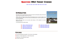 Desktop Screenshot of minitowercranes.com